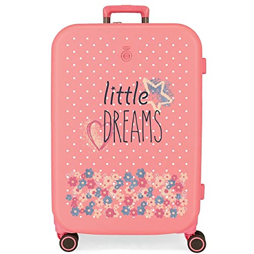 Enso Little Dreams Medium Koffer Pink 48x70x28 cm Starres ABS TSA Gepäck Abschließbar 79L 4,32 kgs 4 Doppelräder... Enso Little Dreams Medium Koffer Pink 48x70x28 cm Starres ABS TSA Gepäck Abschließbar 79L 4,32 kgs 4 Doppelräder... von Enso