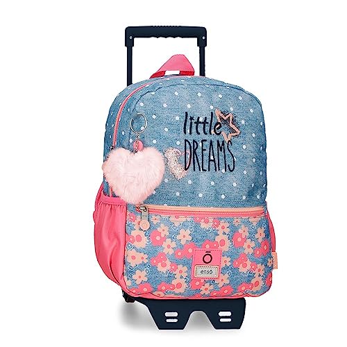 Enso Little Dreams Rucksack mit Trolley Rosa 25x32x12 cm Polyester 9,6L... von Enso