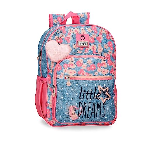 Enso Little Dreams Schulrucksack Rosa 30x38x12 cm Polyester 13,68L... von Enso