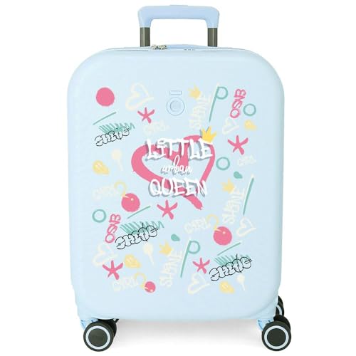 Enso Little Urban Queen Kabinenkoffer, blau, 40 x 55 x 20 cm, starr, 3,16 kg, TSA-Verschluss, ABS, 3,16 kg, 37 l, Handgepäck, blau, Talla única, Kabinenkoffer Enso Little Urban Queen Kabinenkoffer, blau, 40 x 55 x 20 cm, starr, 3,16 kg, TSA-Verschluss, ABS, 3,16 kg, 37 l, Handgepäck, blau, Talla única, Kabinenkoffer von Enso