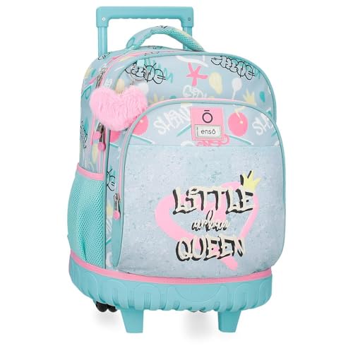 Enso Little Urban Queen Rucksack mit 2 Rädern, Blau, 33 x 44 x 21 cm, Polyester, blau, 33x44x21 cms, Rucksack mit 2 Rädern Enso Little Urban Queen Rucksack mit 2 Rädern, Blau, 33 x 44 x 21 cm, Polyester, blau, 33x44x21 cms, Rucksack mit 2 Rädern von Enso
