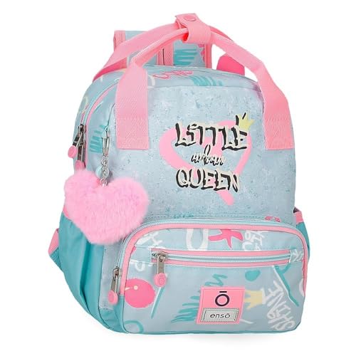 Enso Little Urban Queen Vorschulrucksack, anpassbar an Trolley, Blau, 23 x 28 x 10 cm, Polyester, blau, 23x28x10 cms, Vorschulrucksack, anpassbar an Trolley Enso Little Urban Queen Vorschulrucksack, anpassbar an Trolley, Blau, 23 x 28 x 10 cm, Polyester, blau, 23x28x10 cms, Vorschulrucksack, anpassbar an Trolley von Enso