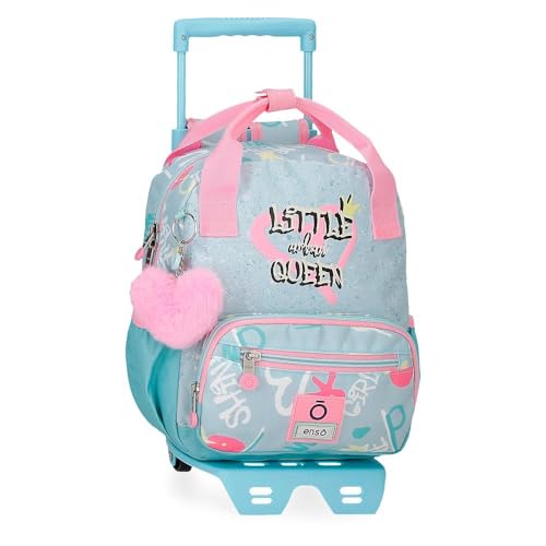Enso Little Urban Queen Vorschulrucksack mit Trolley, Blau, 23 x 28 x 10 cm, Polyester, blau, 23x28x10 cms, Vorschulrucksack mit Trolley Enso Little Urban Queen Vorschulrucksack mit Trolley, Blau, 23 x 28 x 10 cm, Polyester, blau, 23x28x10 cms, Vorschulrucksack mit Trolley von Enso