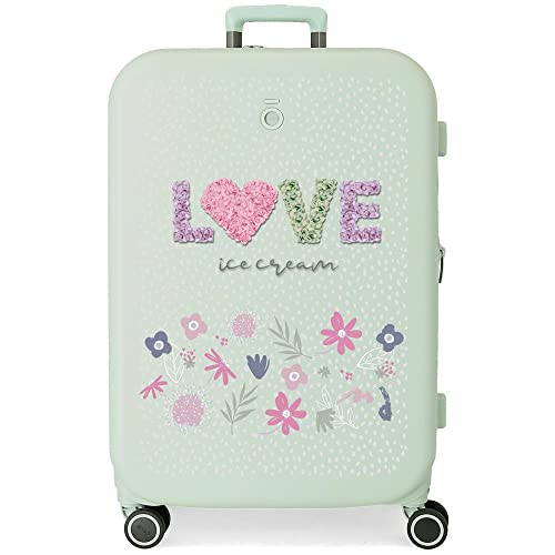 Enso Love Ice Cream Mittelgroßer Koffer Grün 48 x 70 x 28 cm Starres ABS Integrierter TSA-Verschluss 79 l 4,32 kg 4 Doppelräder Enso Love Ice Cream Mittelgroßer Koffer Grün 48 x 70 x 28 cm Starres ABS Integrierter TSA-Verschluss 79 l 4,32 kg 4 Doppelräder von Enso