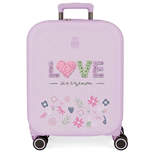 Enso Love Ice Cream Lila Kabinenkoffer 40x55x20 cm Starres ABS Integrierter TSA-Verschluss 37L 2,74 kg 4 Doppelrollen Handgepäck Enso Love Ice Cream Lila Kabinenkoffer 40x55x20 cm Starres ABS Integrierter TSA-Verschluss 37L 2,74 kg 4 Doppelrollen Handgepäck von Enso