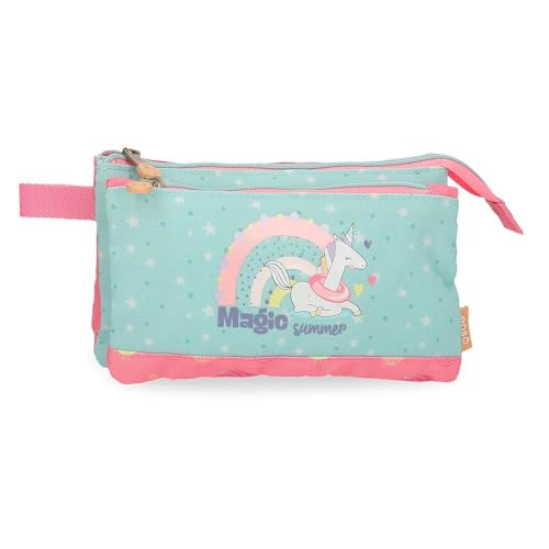 Enso Magic Summer Federmäppchen mit 3 Fächern, Mehrfarbig, 22 x 12 x 5 cm, Polyester von Joumma Bags, bunt, Dreifaches Federmäppchen Enso Magic Summer Federmäppchen mit 3 Fächern, Mehrfarbig, 22 x 12 x 5 cm, Polyester von Joumma Bags, bunt, Dreifaches Federmäppchen von Enso