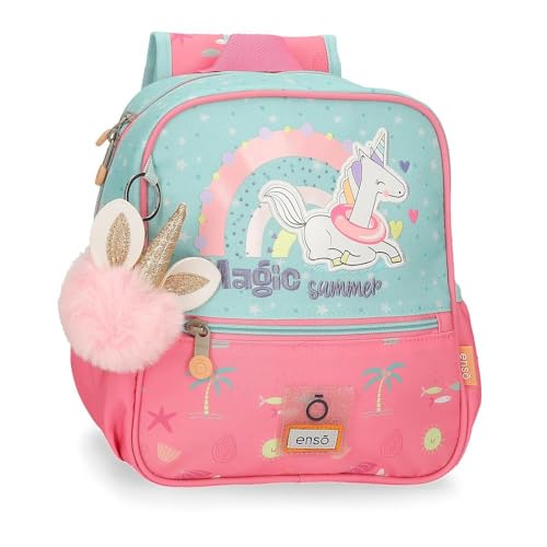 Enso Magic Summer Kleiner Rucksack Mehrfarbig 23x25x10 cm Polyester 5,75l, bunt, Kleiner Rucksack von Enso