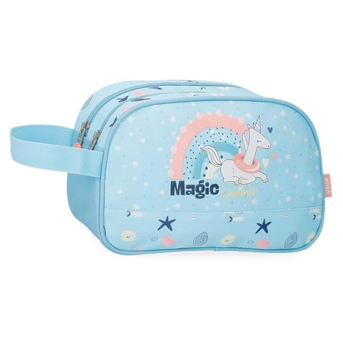 Enso Magic Summer Kulturbeutel mit Zwei Fächern, anpassbar, Blau, 26 x 16 x 11 cm, Polyester von Joumma Bags, blau, Talla única, Kulturbeutel mit Zwei Fächern, anpassbar Enso Magic Summer Kulturbeutel mit Zwei Fächern, anpassbar, Blau, 26 x 16 x 11 cm, Polyester von Joumma Bags, blau, Talla única, Kulturbeutel mit Zwei Fächern, anpassbar von Enso