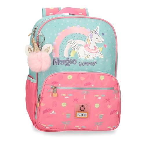 Enso Magic Summer Schulrucksack, Mehrfarbig, 30 x 38 x 12 cm, Polyester, 13,68 l, bunt, Schulrucksack Enso Magic Summer Schulrucksack, Mehrfarbig, 30 x 38 x 12 cm, Polyester, 13,68 l, bunt, Schulrucksack von Enso