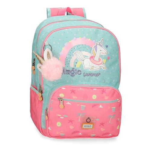 Enso Magic Summer Schulrucksack, anpassbar an Kinderwagen, Mehrfarbig, 32 x 44 x 17 cm, Polyester, 23,94 l, bunt, Schulrucksack, anpassbar an Trolley Enso Magic Summer Schulrucksack, anpassbar an Kinderwagen, Mehrfarbig, 32 x 44 x 17 cm, Polyester, 23,94 l, bunt, Schulrucksack, anpassbar an Trolley von Enso