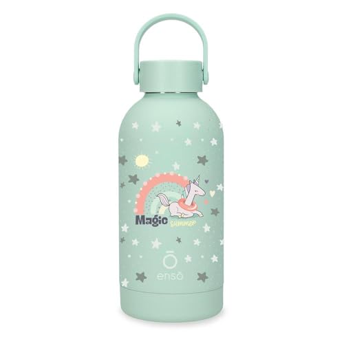 Enso Magical Trinkflasche aus Edelstahl, Grün, 6,5 x 18,5 x 6,5 cm, Edelstahl, grün, Talla única, Trinkflasche aus Edelstahl Enso Magical Trinkflasche aus Edelstahl, Grün, 6,5 x 18,5 x 6,5 cm, Edelstahl, grün, Talla única, Trinkflasche aus Edelstahl von Enso