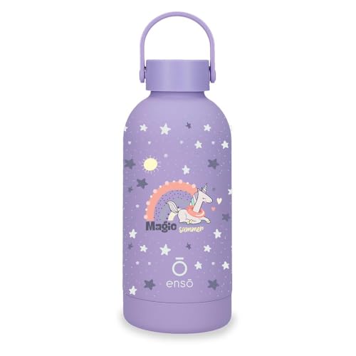 Enso Magical Trinkflasche aus Edelstahl, Rosa, 6,5 x 18,5 x 6,5 cm, Edelstahl, Rosa, Talla única, Trinkflasche aus Edelstahl Enso Magical Trinkflasche aus Edelstahl, Rosa, 6,5 x 18,5 x 6,5 cm, Edelstahl, Rosa, Talla única, Trinkflasche aus Edelstahl von Enso