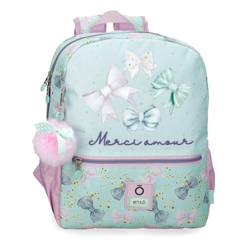 Enso Merci Amour Wanderrucksack, Grün, 27 x 33 x 11 cm, Polyester, Blau, Einheitsgröße, Wanderrucksack, blau, Taglia unica, wanderrucksack Enso Merci Amour Wanderrucksack, Grün, 27 x 33 x 11 cm, Polyester, Blau, Einheitsgröße, Wanderrucksack, blau, Taglia unica, wanderrucksack von Enso