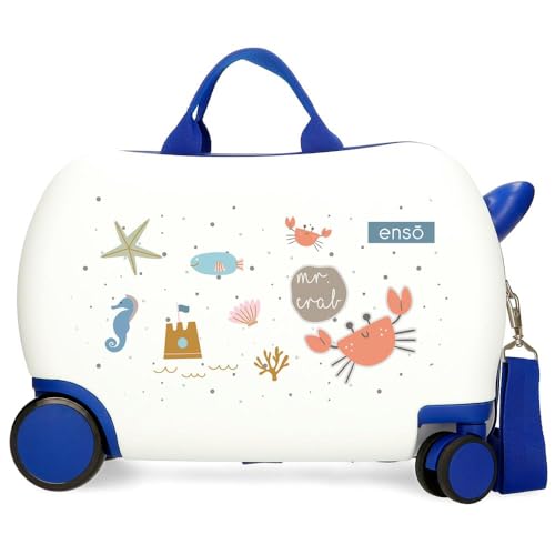 Valise für Enfants Enso Mr Crab aus ABS, doppelseitig schwenkbare Rohre mit Mehreren Richtungen, mit Einer Kombination aus Latérale für eine Fahrt in der Toute Seccurité, mehrere Valise für Enfants Enso Mr Crab aus ABS, doppelseitig schwenkbare Rohre mit Mehreren Richtungen, mit Einer Kombination aus Latérale für eine Fahrt in der Toute Seccurité, mehrere von Enso