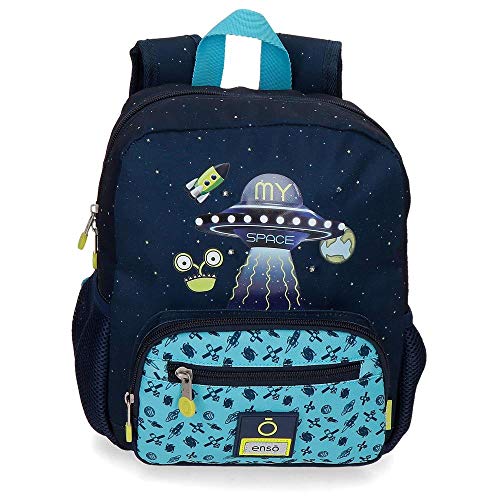 Enso My Space Vorschulrucksack Blau 23 x 28 x 10 cm Polyester 6,44 l Enso My Space Vorschulrucksack Blau 23 x 28 x 10 cm Polyester 6,44 l von Enso