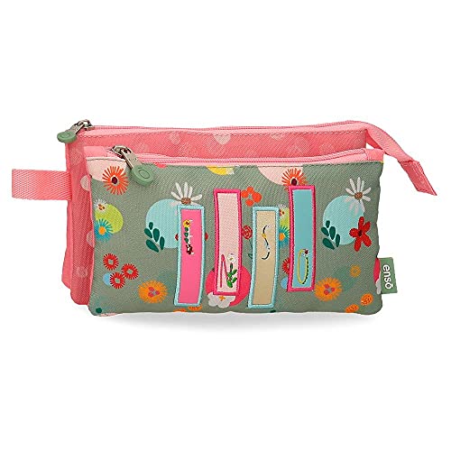Enso Nature Dreifach-Federmäppchen Rosa 22 x 12 x 5 cm Polyester Enso Nature Dreifach-Federmäppchen Rosa 22 x 12 x 5 cm Polyester von Enso