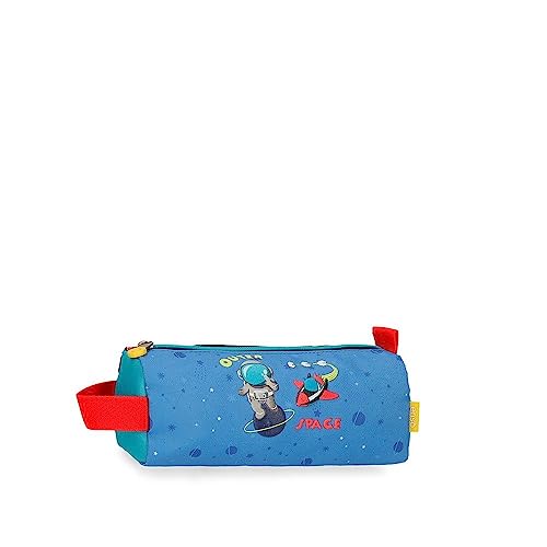 Enso Outer Space Federmäppchen, rund, Mehrfarbig, 22 x 8,5 x 8 cm, Polyester, blau, Talla única, Rundes Etui Enso Outer Space Federmäppchen, rund, Mehrfarbig, 22 x 8,5 x 8 cm, Polyester, blau, Talla única, Rundes Etui von Enso