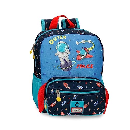 Enso Outer Space Rucksack, Mehrfarbig, 23 x 28 x 10 cm, Polyester, 6,44 l, bunt, Talla única, Rucksack von Enso