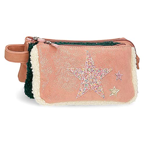 Enso Shine Stars Federmäppchen, dreifach, Rosa, 22 x 12 x 5 cm, Kunstleder Enso Shine Stars Federmäppchen, dreifach, Rosa, 22 x 12 x 5 cm, Kunstleder von Enso