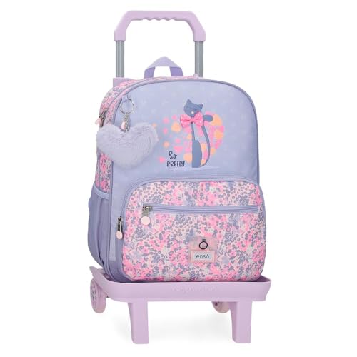 Enso So Pretty Schulrucksack mit Trolley, Mehrfarbig, 30 x 38 x 12 cm, Polyester, bunt, 30x38x12 cms, Schulrucksack mit Trolley Enso So Pretty Schulrucksack mit Trolley, Mehrfarbig, 30 x 38 x 12 cm, Polyester, bunt, 30x38x12 cms, Schulrucksack mit Trolley von Enso