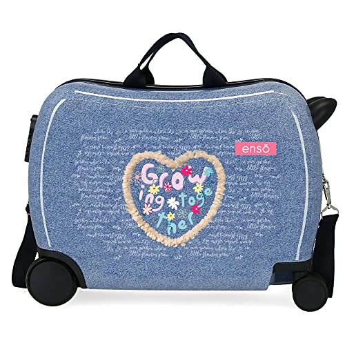 Enso Together Growing Kinderkoffer, Blau, 50 x 38 x 20 cm, Hartplastik, seitlicher Kombinationsverschluss, 34 l, 1,8 kg, 4 Räder, Handgepäck Enso Together Growing Kinderkoffer, Blau, 50 x 38 x 20 cm, Hartplastik, seitlicher Kombinationsverschluss, 34 l, 1,8 kg, 4 Räder, Handgepäck von Enso