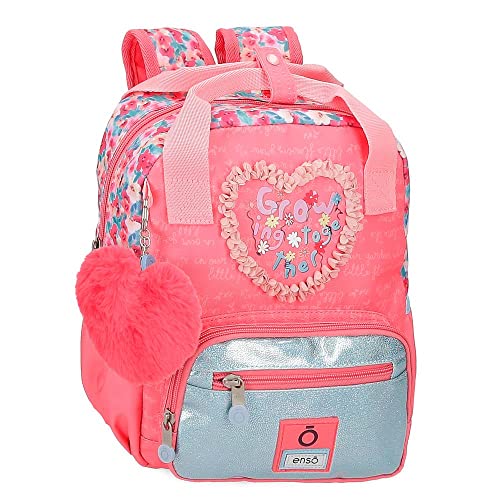 Enso Together Growing Kleiner Rucksack, Rosa, 23 x 28 x 10 cm, Polyester, 6,44 l von Enso