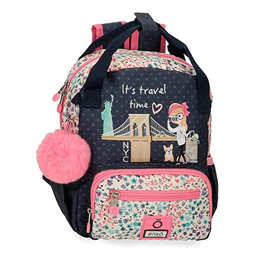Enso Travel Time Kleiner Rucksack, Blau, 23 x 28 x 10 cm, Polyester, 6,44 l Enso Travel Time Kleiner Rucksack, Blau, 23 x 28 x 10 cm, Polyester, 6,44 l von Enso