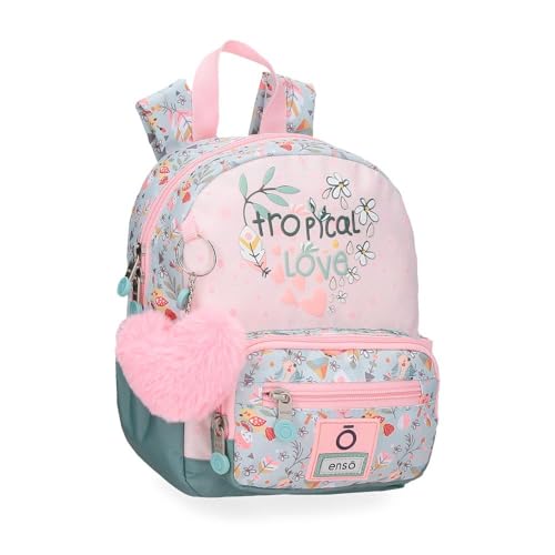 Enso Tropical Love Wanderrucksack, Mehrfarbig, 19 x 24 x 10 cm, Polyester, 4,56 l, bunt, Wanderrucksack Enso Tropical Love Wanderrucksack, Mehrfarbig, 19 x 24 x 10 cm, Polyester, 4,56 l, bunt, Wanderrucksack von Enso