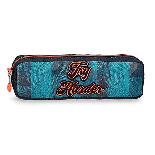 Enso Try Harder Federmäppchen Blau 22 x 7 x 3 cm Polyester Enso Try Harder Federmäppchen Blau 22 x 7 x 3 cm Polyester von Enso