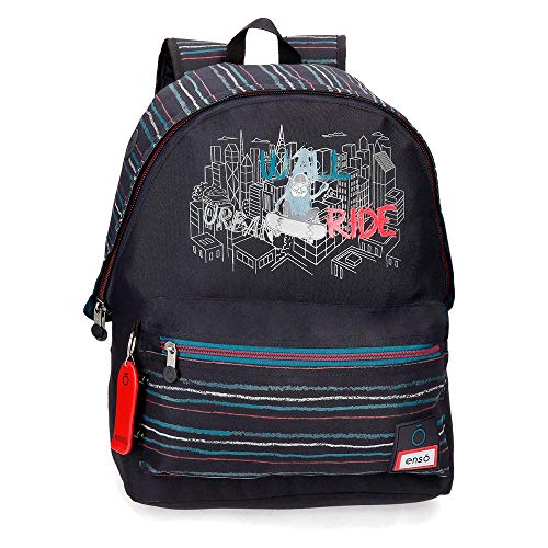 Enso Wall Ride Laptop-Rucksack an Trolley anpassbar Schwarz 32x44x17 cms Polyester 15,6" 22.78L Enso Wall Ride Laptop-Rucksack an Trolley anpassbar Schwarz 32x44x17 cms Polyester 15,6" 22.78L von Enso