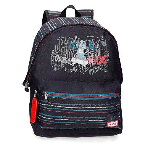 Enso Wall Ride Laptop-Rucksack an Trolley anpassbar Schwarz 32x44x17 cms Polyester 15,6" 22.78L Enso Wall Ride Laptop-Rucksack an Trolley anpassbar Schwarz 32x44x17 cms Polyester 15,6" 22.78L von Enso