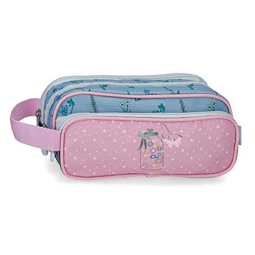 Enso We Love Flowers Federmäppchen, dreifach, Rosa, 22 x 10 x 9 cm, Polyester, Rosa, Dreifach-Etui Enso We Love Flowers Federmäppchen, dreifach, Rosa, 22 x 10 x 9 cm, Polyester, Rosa, Dreifach-Etui von Enso