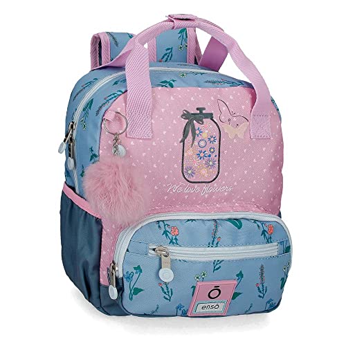 Enso We Love Flowers Kleiner Rucksack, Rosa, 23 x 28 x 10 cm, Polyester, 6,44 l, Rosa, Kleiner Rucksack Enso We Love Flowers Kleiner Rucksack, Rosa, 23 x 28 x 10 cm, Polyester, 6,44 l, Rosa, Kleiner Rucksack von Enso