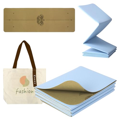Enssy Reise-Yogamatte, faltbar, klein, 173 x 61 cm, 0,4 cm, mit Tragetasche, leichtes Pilate-Design Enssy Reise-Yogamatte, faltbar, klein, 173 x 61 cm, 0,4 cm, mit Tragetasche, leichtes Pilate-Design von Enssy