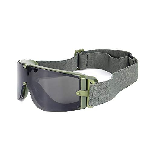 EnzoDate Ballistic X800 Armee Schutzbrille, 3 Linsen, Set militärische Sonnenbrille, Anit-UV, Kampf, Spiel Auto mit Etui EnzoDate Ballistic X800 Armee Schutzbrille, 3 Linsen, Set militärische Sonnenbrille, Anit-UV, Kampf, Spiel Auto mit Etui von EnzoDate
