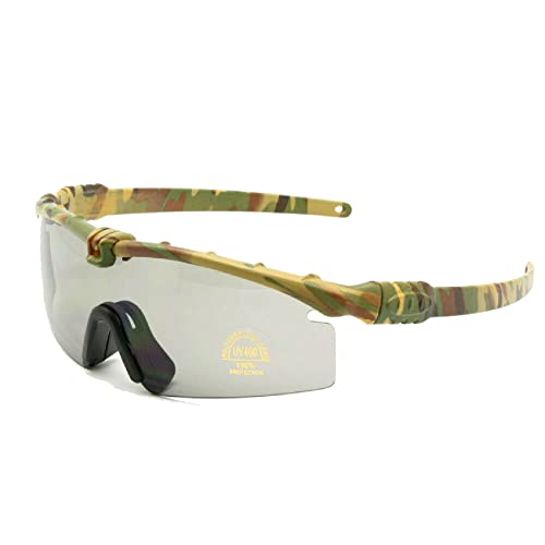 EnzoDate Polarized Armee Sonnenbrille militärischer Brille Men Rahmen 3/4 Linse Kampf Krieg Spiel eyeshields von EnzoDate