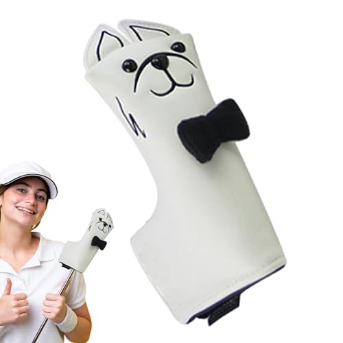 Eoixuqba Magnetische Putter-Abdeckung, Putter-Abdeckung | Mallet Putter Cover Cartoon Design,Magnetische Golfkopfabdeckungen, Golfschlägerschutz, weich für halbrunde, gerade Putter von Eoixuqba