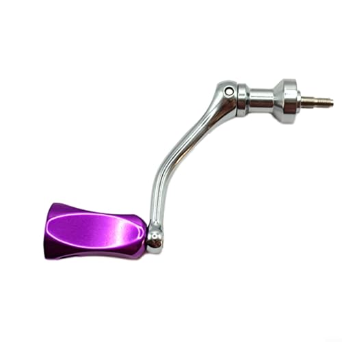 EpheyFIF Angelrollengriff, modifizierte Spinnrolle, einzelner Wippgriff für Stella Vanford, 70 mm Radstand, Aluminiumlegierung, 95 mm Länge, Violett von EpheyFIF