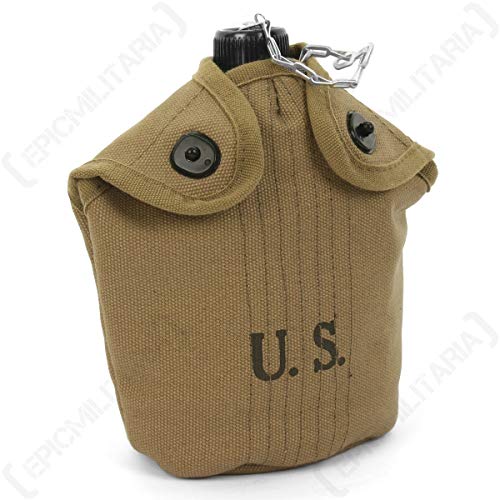 Epic Militaria Reproduktion WW2 Amerikanisch Wasserflasche Und Deckel von Epic Militaria