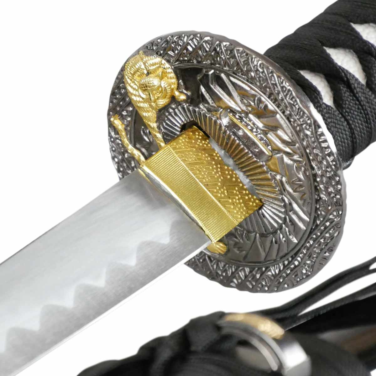 Epic Swords Katana Black Tiger mit stumpfer Klinge inklusive Schwertständer und Zubehör von Epic Swords