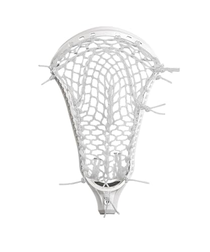 Epoch Lacrosse Damen Lacrosse Head Purpose 10° besaitet mit Pro Pocket - Composite Injected Polymer Lacrosse Stick Head, Knot Lock Technologie, 10° Bottom Rail - Weiß von Epoch Lacrosse