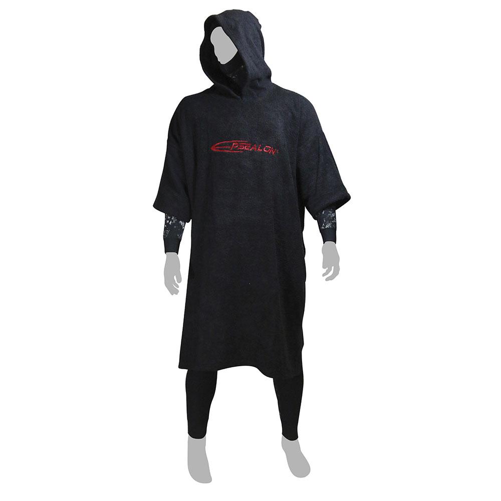 Epsealon Hunt Apnea Poncho Schwarz von Epsealon