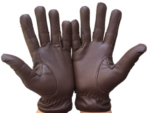 Damen Reithandschuhe, 100 % echtes Leder, Braun, Beige, Hellbraun & Schwarz Damen Reithandschuhe, 100 % echtes Leder, Braun, Beige, Hellbraun & Schwarz von Equestified