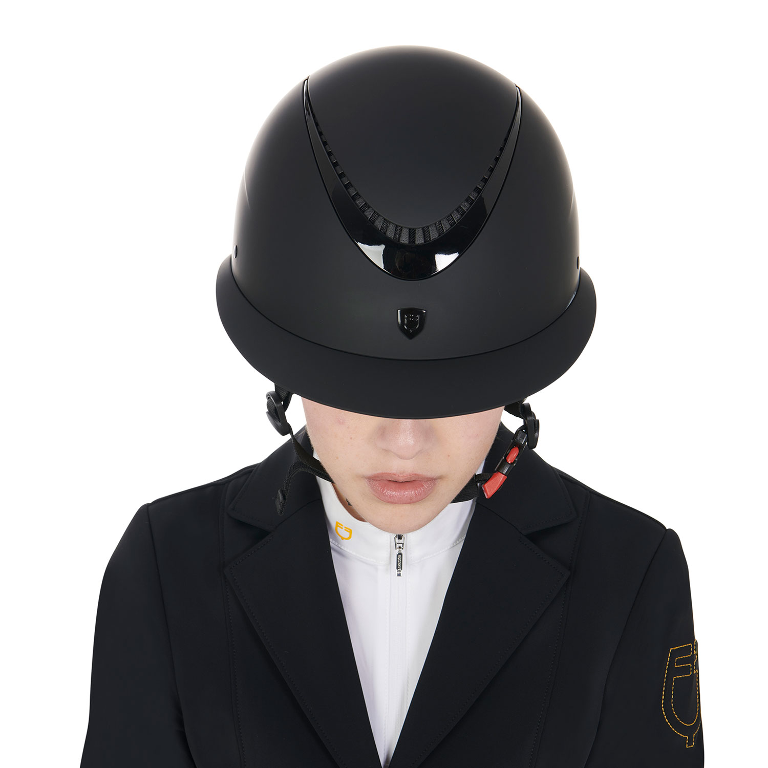 Equestro Galaxy Reithelm shiny Frame mit großem Visier Equestro Galaxy Reithelm shiny Frame mit großem Visier von Equestro
