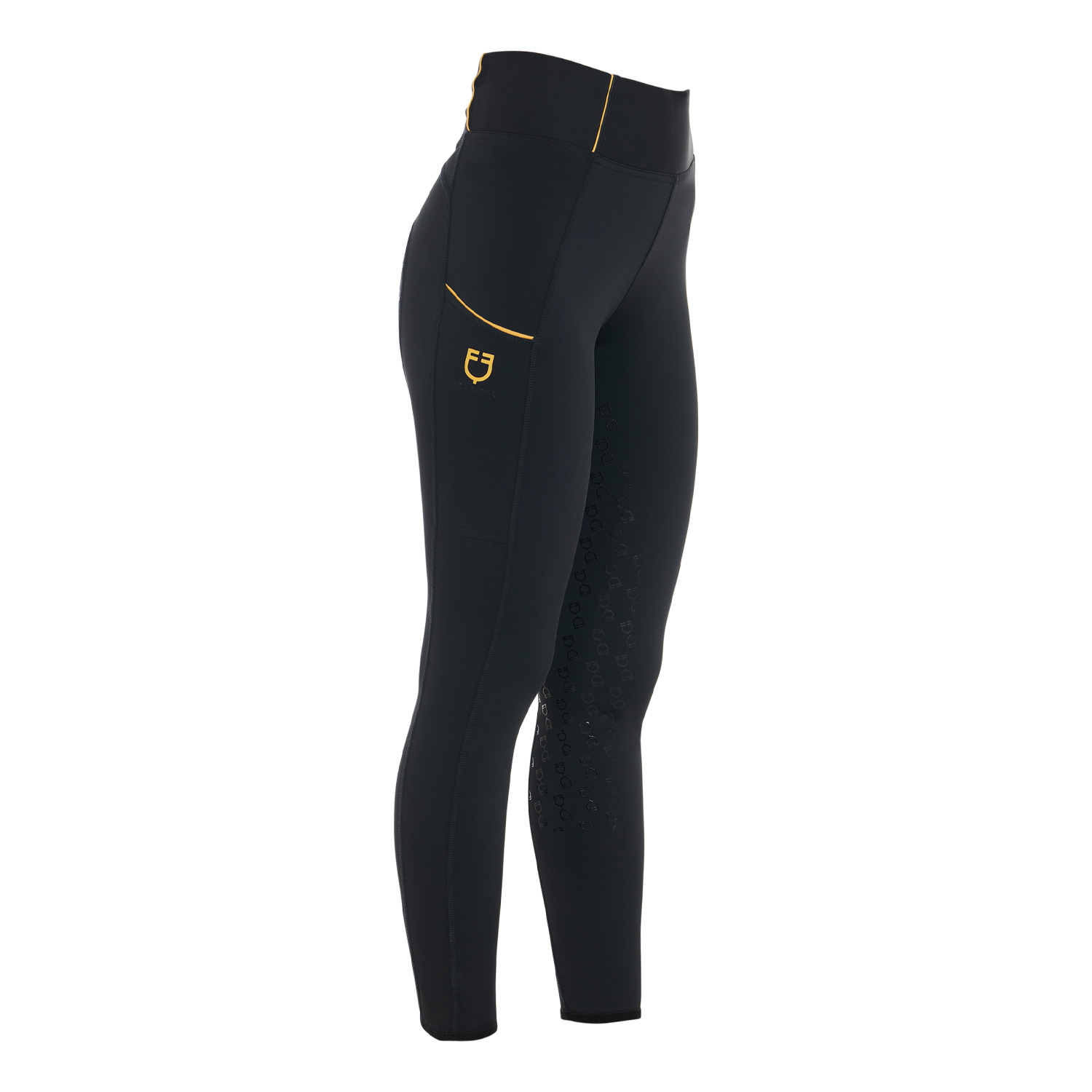 Equestro Slim Fit High Waist Vollgrip Reitleggings Damen Equestro Slim Fit High Waist Vollgrip Reitleggings Damen von Equestro