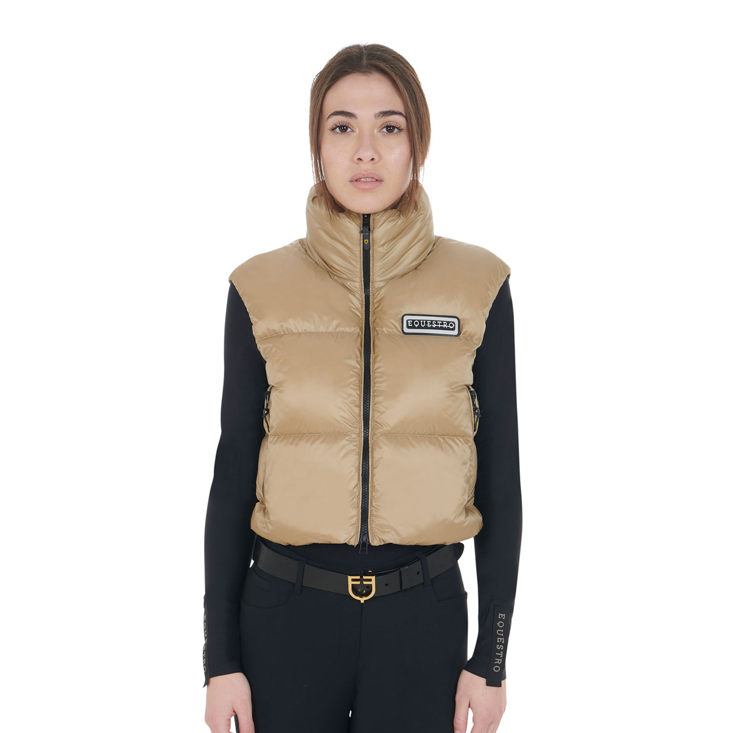 Equestro cropped Weste Damen Equestro cropped Weste Damen von Equestro