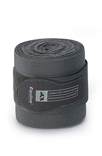 Equiline Bandagen Elastik+Fleece Farbe: Gray von Equiline