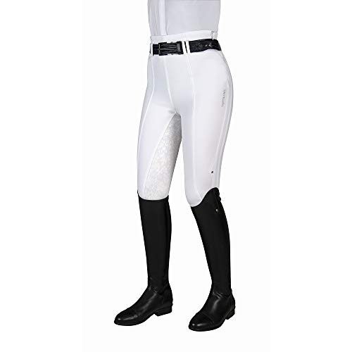 Equiline Damenreithose Fleur, Damen Reithose mit Fullgrip Farbe weiß, Größe 34 Equiline Damenreithose Fleur, Damen Reithose mit Fullgrip Farbe weiß, Größe 34 von Equiline