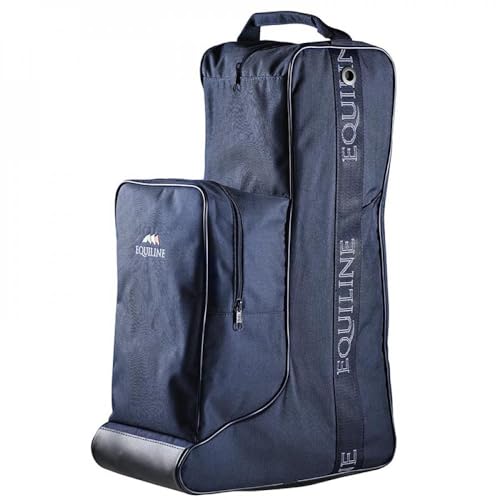 Equiline Stiefeltasche und Kappe aus wasserabweisendem Polyester, Marineblau (002) von Equiline