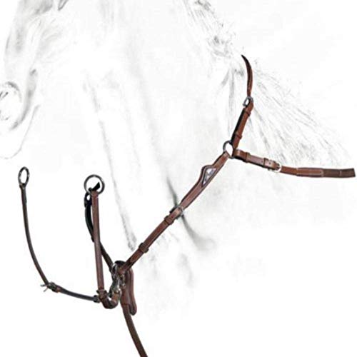 Equiline Vorderzeug Breastplate with Double Regulation Leder schwarz, Größe Pferd:Cob Equiline Vorderzeug Breastplate with Double Regulation Leder schwarz, Größe Pferd:Cob von Equiline